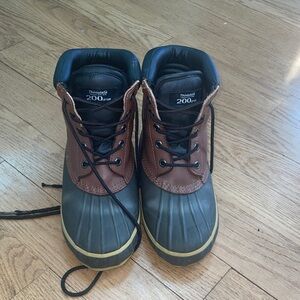 3M Thinsulate Brown and Black Insulated Boots Mens Size 7 UNISEX